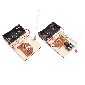 생명과학실험키트 고등 오토마타 화학 톱니바퀴 만들기 전기회로 놀이 교구 세트 무선 전신기, 1개