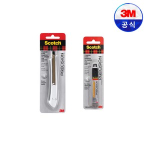 쓰리엠 스카치 티타늄 커터 9mm TI-KS + 티타늄 커터 리필 9mm TI-KS 10p 세트, 혼합색상, 1세트