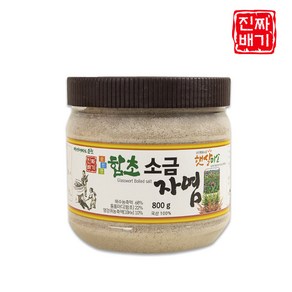 진짜베기 순천만 함초 자염 800g, 1개