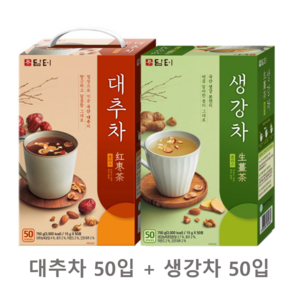 담터 대추차 50T + 생강차 50T