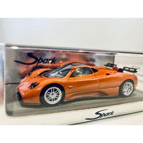 3040086 다이캐스트 미니카 자동차 미니어처 모델카 43 Spak Pagani Zonda 파가니 존다 Oange metallic, 1개