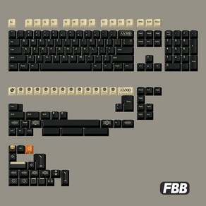 키보드 키캡 FBB SFC1990키캡 세트 승화 PBT 기계식 맞춤형 171 키 창의적인 교체 PC 액세서리, 없음, 없음, 14) AS50D Dak gay