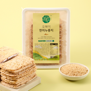 오복이 국내산 햅쌀 수제 현미누룽지, 500g, 3개, 현미(500g x 3팩)