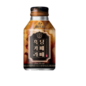 골든드랍 흑당카페라떼 270BTC 4X6 GD7679, 270ml, 24개