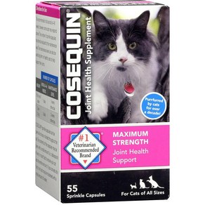 뉴트라맥스 코세퀸 고양이 관절 영양제 55정 Cosequin fo Cats Maximum Stength, 1개