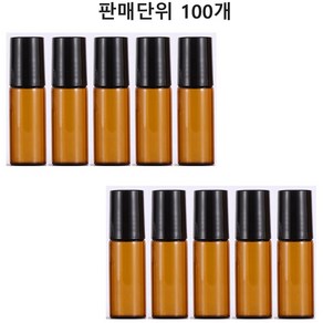 모든유통 갈색 롤온 향수 공병 5ml 아로마 공병 100개묶음