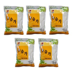 뚜레반 뉴슈가 1kg/가공설탕, 1kg, 5개