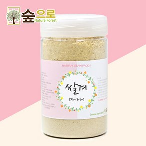 천연팩 곡물팩 쌀겨 가루 100g 통포장 미강 가루