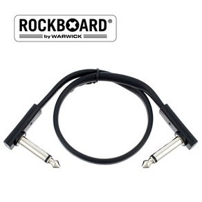 RockBoad 락보드 이펙터케이블 플랫 패치케이블 블랙 20cm, 1개