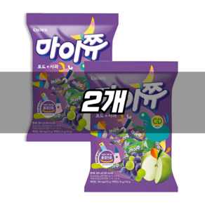 크라운 마이쮸 대용량 포도+사과 284g, 2개