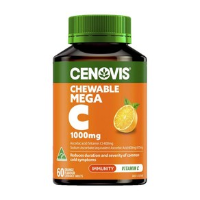 Cenovis 세노비스 메가 비타민C 1000mg 오렌지맛 츄어블 60정 Mega VitaminC, 1개