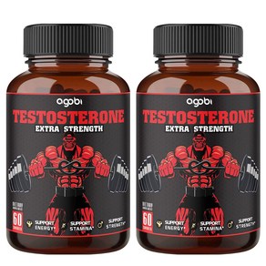 2개세트 아고비 허브테스토스테론 테스트레벨부스터 Hebal Testosteone-Booste 9200 mg 남성강화 보충제 효율 속도 영양, 2개