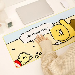 춘식이 온열 장패드 데스크패드, 1개, 팝콘