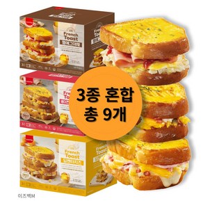 삼립 간편 식사대용 프렌치토스트3종혼합 총3곽 콜라3개 무료증정, 1개