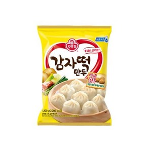 감자떡만두 오뚜기만두 냉동 오뚜기 감자떡만두350gX2입 만두 감자떡, 1개, 350g