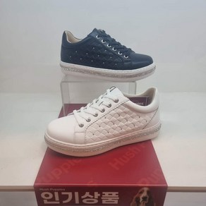 허시파피 발 편한 여성 보석줄 3.5CM 스니커즈 FQ459 460