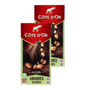 코트도르 노알 아몬드 앙티에르 초콜릿 Cote DO Noi Amandes Entiees, 180g, 2개