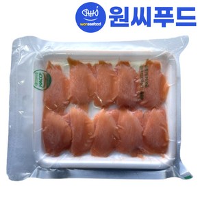 초밥용 훈제연어 120g(6gX20미) 연어슬라이스 샐러드, 1개