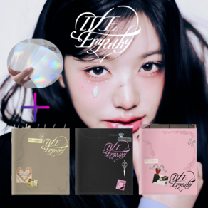 아이브- 미니 3집 엠파시 (IVE EMPATHY) 레블하트 앨범 + 포카슬리브, You ve.(블랙)+포카슬리브
