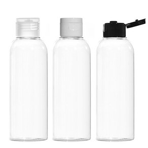 허브스프레이 원터치캡 플라스틱용기 30ml~500ml, 100ml, 투명용기 흰색캡, 1개