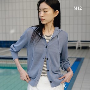 [3만원인하] M12 25SS 여성 시스루 후드 가디건 3종