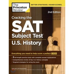 Cacking the SAT U.S. Histoy Subject Test, Pinceton Review