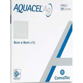 Convatec 아쿠아셀 AG+ EXTRA 413566 5cmX5cm 10장 1팩