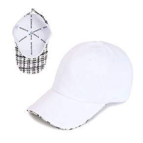 블랙블론드 BBD Tweed Cap (White)