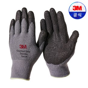 3M 컴포트그립 리얼터치 겨울용 기모 방한작업장갑 10개, 그레이엑스라지