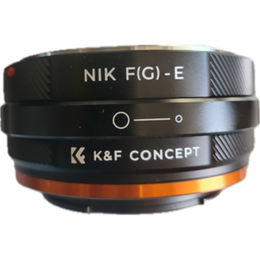 K&F CONCEPT 렌즈변환 어댑터 NIK(G)-E IV PRO 니콘 F 호환, 1개