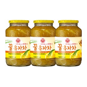 오뚜기 꿀유자차 1kg 3개