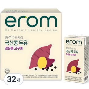 이롬 황성주박사의 국산콩 두유 고구마, 32개, 190ml