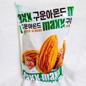 maxx 구운 아몬드 1kg 미국산 견과 대용량 롯데마트맥스 유통, 1개, 1000g