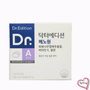 닥터에디션 메노원 650mg x 60캡슐 / 여성 갱년기 케어[정품]