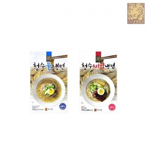 청수식품 청수물냉면720g 1개 + 청수비빔냉면720g 1개, 720g, ./.