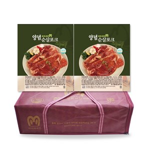 양념 순살포크 돼지갈비 3kg 어린이반찬 밥도둑, 1개