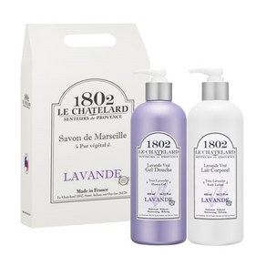 르샤트라1802 트루라벤더 바디로션500ml+샤워젤480ml, 1개