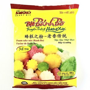 베트남 미코 봇 반보 폼 케이크 믹스 mikko bot banh bo huong xua wolfood, 460g, 1개