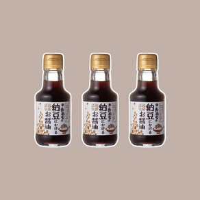 테라오카 가문의 낫토 전용 간장, 3개, 150ml