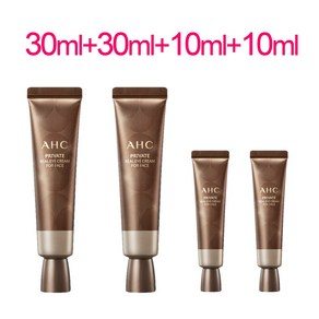 AHC 프라이빗 리얼 아이크림 30ml+30ml+10ml+10ml 총80ml, 1세트, 80g