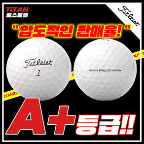 타이탄골프 타이틀리스트 PROV1 A+급 30알 압도적인 퀄리티 최상급 로스트볼!, 1개, 1개입, 화이트