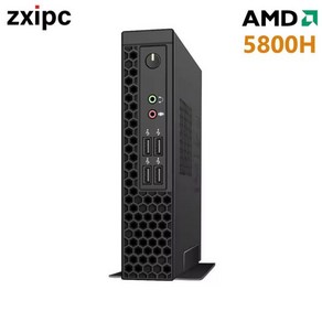 미니PC 라이젠 ZXIPC 미니 PC AMD R7 4700U 5800H R5 6600H 4600U 듀얼 디스플레이 호환 4K HD DDR4 NVMe WIFI6 비즈니스 데스크탑 게, 없음, 8GB, 5) 8G RAM 256G SSD - AMD R5 46