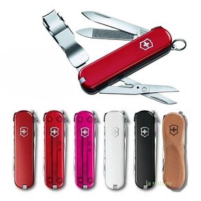 VICTORINOX 빅토리녹스 손톱깎이 네일클립 일본 정규품 6COLOR, 1개, 레드