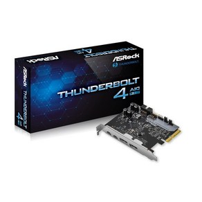 ASRock Thunderbolt 4 증설 보드 Intel 500 시리즈 마더보드 대응 [국내 정규 대리점품] Thunderbolt 4 AIC R2.0