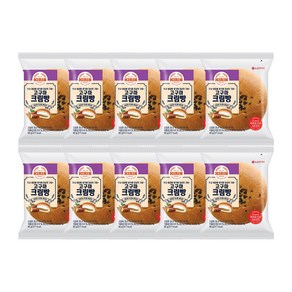 롯데 기린빵 고구마 크림빵, 10개, 90g