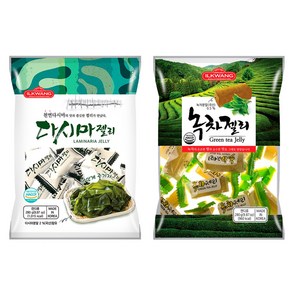 다시마젤리+녹차젤리, 280g, 1개