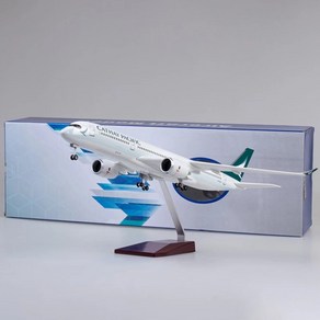 에미레이트 항공 모형 비행기 47cm 에어버스 A350 LED 포함, 04 A350 Cathay Pacific