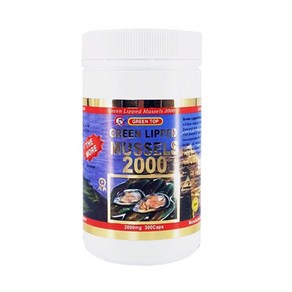 그린탑 그린탑 초록입홍합 2000mg 300캡슐, 1개, 300정