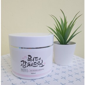 대용량 미엘워터 광채크림 300ml 영양크림 주름미백, 1개