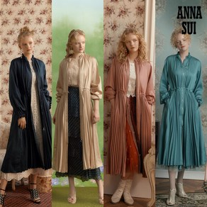 안나수이(ANNA SUI) 로맨티카 새틴 플리츠 원피스 롱자켓 1종